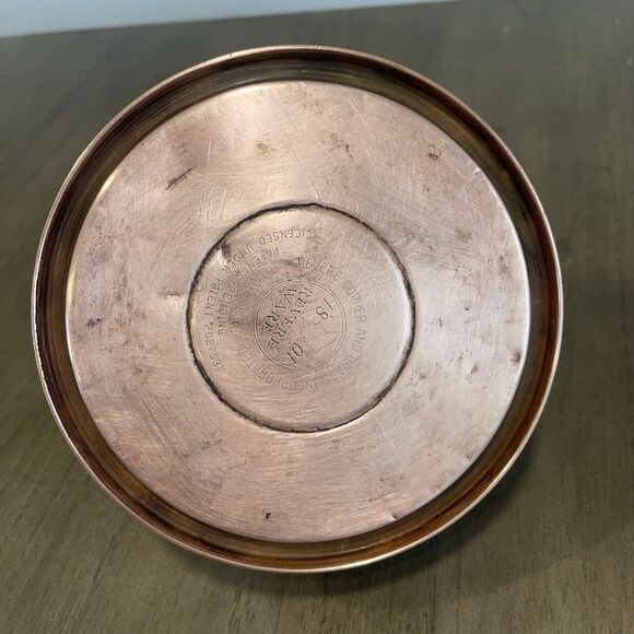 Revere Ware Signature Whistling 2 QT 1801 Copper Tea Pot Kettle - Picture 8 of 8